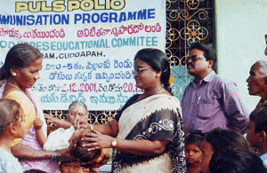 Pulse Polio drops immunization