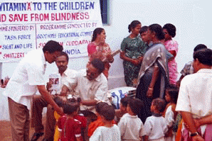 Eye camp as part of the Program