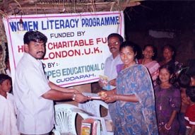 Books distribution to participants